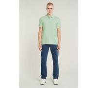 G-Star Polo Dunda Slim Stripe manches courtes Vert Birds Egg Taille M