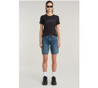 G-Star T-shirt manches courtes Embro Logo Noir Taille M Femme