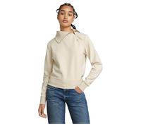 G-Star Femme Asymmetric zip snug sweat , Blanc (chalk D25303-D704-127), XL