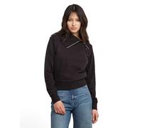 G-Star Femme Asymmetric zip snug sweat , Noir (dk black D25303-D704-6484), S