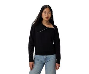 G-Star Femme Asymmetric zip snug sweat , Noir (dk black D25303-D704-6484), XS