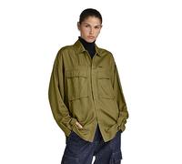 G-Star Femme Chemise Loose Pocket , Vert (dark olive D23819-D297-C744), S