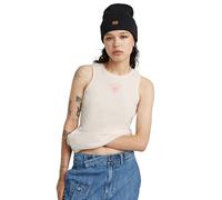 G-Star Femme Débardeur Racerback Ribbed Slim , Gris (lt chalk D24645-5268-1284), S
