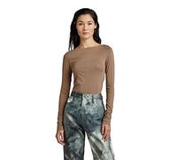 G-Star Femme Haut Boat Slim, brun (deep walnut D22754-D266-B743), M