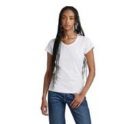G-Star Femme Haut Eyben Slim V-Neck 2.0, Blanc (white D24533-4107-110), L