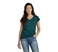 G-Star Femme Haut Eyben Slim V-Neck, Vert (vermont pine D21314-4107-A915), XS
