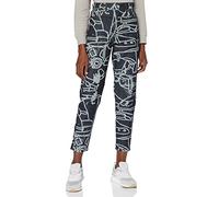 G-Star Femme Janeh Ultra High Mom Ankle Jeans, Multicolore (raw denim charcoal line art splatter D16083-C472-B894), 30W / 30L