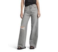 G-Star Femme Jean Deck 2.0 High Loose, Gris (faded ripped aerosol D23591-D490-G669), 30W / 34L