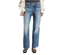 G-STAR Femme Jean Judee Loose Low Waist, Bleu (faded denali blue destroyed D22889-D536-G565), 26W / 32L