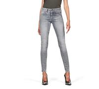 G-Star Femme Jean Lynn Mid Skinny, Gris (faded industrial grey D06746-9882-B336), 29W / 32L