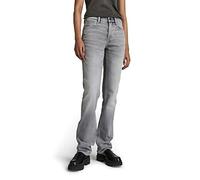 G-Star Femme Jean Noxer Straight, Gris (sun faded glacier grey D17192-C293-C464), 24W / 28L