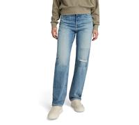 G-Star Femme Jean Viktoria High Straight, Bleu (faded ripped denali blue D23959-D499-G668), 29W / 32L