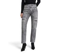 G-Star Femme Jean Viktoria Utility High Straight, Gris (faded grey neblina D24566-D537-G324), 30W / 32L
