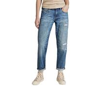 G-Star Femme Kate Boyfriend fit Jeans, Bleu (faded ripped waterfront D15264-D301-D894), 26W / 32L