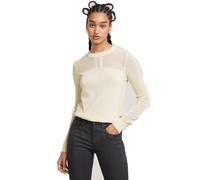 G-Star Femme Pointelle r knit , Blanc (chalk D25270-B754-127), L