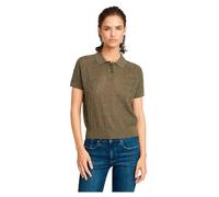 G-Star Femme Polo En Maille Léger Pointelle, Vert (ensis green D26061-D166-6057), M