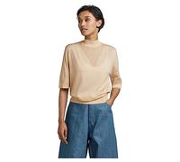 G-Star Femme Pull Core Mock Neck, Beige (ivory cream D21962-D166-D761), S