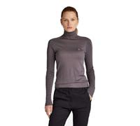 G-Star Femme Pull en Maille Core Slim Turtle, Gris (rabbit D23678-B692-G077), S