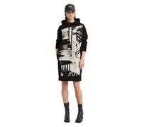G-Star Femme Robe À Capuche Scene Graphic, Noir (dk black D25035-D589-6484), S