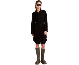 G-Star Femme Robe-Chemise Military, Noir (dk black D25248-D522-6484), S