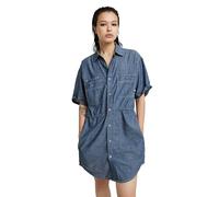 G-Star Femme Robe Relaxed Drawcord , Bleu (rinsed D24874-D558-082), L