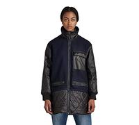 G-Star Femme Sous-veste Long Teddy Quilted, Bleu (mazarine blue D17485-C410-4213), XL