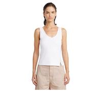 G-star Asymmetrical Slim Sleeveless T-shirt Blanc S Femme