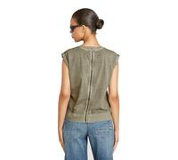 G-Star Femme Top Back Zip Overdyed, Vert (ensis green gd D26421-C261-G544), M