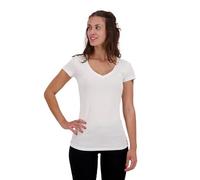 G-STAR Femme Top Base V-Neck Cap, Blanc (White D07211-3310-110), S