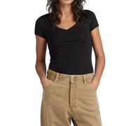 G-STAR Femme Top Base V-Neck Cap, Noir (Black D07211-3310-990), S