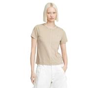G-Star Femme Top Overdyed Front Seam, Beige (dk brick gd D24499-B059-D848), L