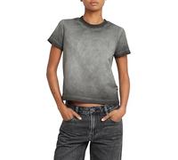 G-Star Femme Top Overdyed Micro Boxy, Noir (dk black gd D26078-D756-B564), M