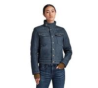 G-Star Femme Veste Arc 3D Pilot Sherpa, Noir (worn in leaden D20572-C922-C776), L