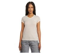 G-Star Femme Haut Eyben Slim 2.0 Col V Multicolore (rayure rose 'liquid pink') Taille M