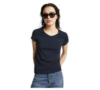 G-Star Top Femme Eyben Slim V 2.0 Col V Bleu Taille M