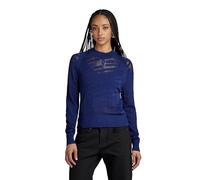 G-Star Femmes Pointelle Text Knitted Sweater