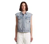 G-star Relaxed Denim Vest Bleu L Femme