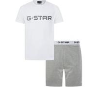 G-Star Grit Sleepwear Bright White/grey Marl Taille: L | Shorts de Sport Outlet | Homme | Blanche