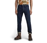 G-Star Homme 3301 Slim Fit Jeans, Bleu (worn in deep marine 51001-B767-C602), 33W / 34L