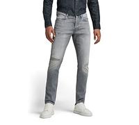 G-Star Homme 3301 Slim style Jeans, Gris (sun faded glacier grey restored 51001-C293-D112), 27W / 32L