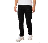 G-Star Homme Cargos droits effilés Rovic 3D, Noir 33/36