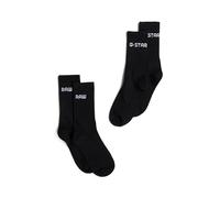 G-Star Homme Chaussettes Sport Lot De 2, Noir (dk black D24884-D644-6484), 43-46