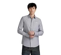 G-Star Homme Chemise Bristum 2.0 Slim , Multicolore (correct grey/white oxford D23553-C895-C760), S