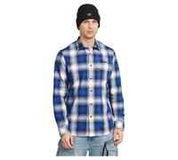 G-Star Homme Chemise Bristum 2.0 Slim , Multicolore (deep blue tyler check D23553-D122-H041), S