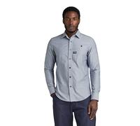 G-Star Homme Chemise Bristum 2.0 Slim , Multicolore (nitro/white oxford D23553-7665-D139), S