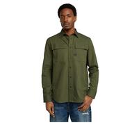 G-Star Homme Chemise CPO Regular , Multicolore (asfalt/dk moss oxford D23583-C895-G779), S