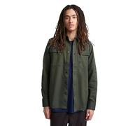 G-Star Homme Chemise CPO Regular , Multicolore (galaxy fisher/tobacco oxford D23583-C895-G099), XL