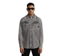 G-Star Homme Chemise Dakota Slim , Gris (sun faded graphite grey D23616-D540-H162), XL