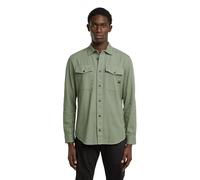 G-STAR Homme Chemise Marine Slim, Vert (lt orphus gd D24963-D454-B565), L