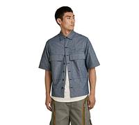 G-Star Homme Chemise Pocketony Service Regular, Multicolore (nitro/white D21083-D123-D142), M